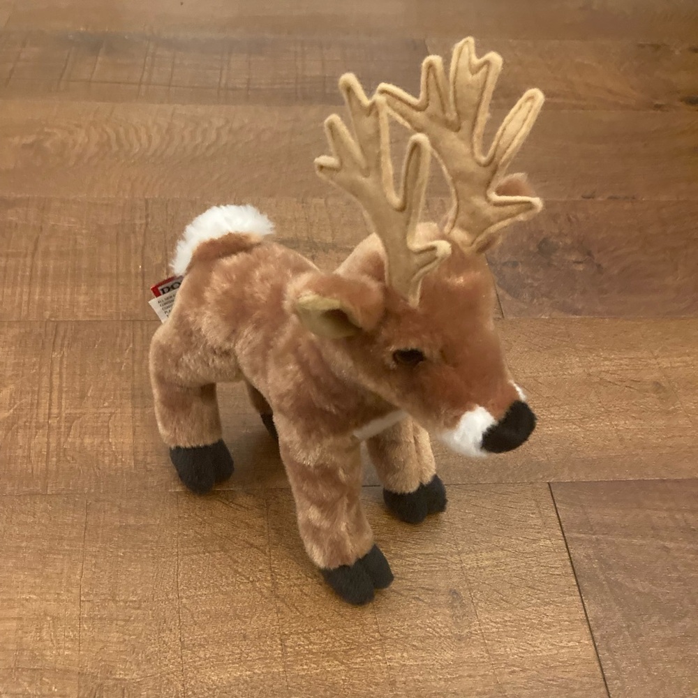 Douglas Plush Deer Buck Stuffed Animal ‘The Cuddle Toy’ White-Tailed Deer EUC